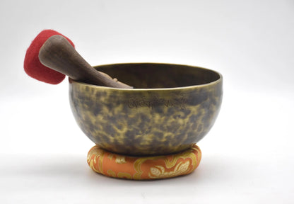8 Inches G Throat Chakra - Energy Healing Tibetan singing bowls mallet cushion