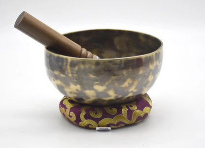 Handcrafted Tiger Eye Singing Bowls Six inch
