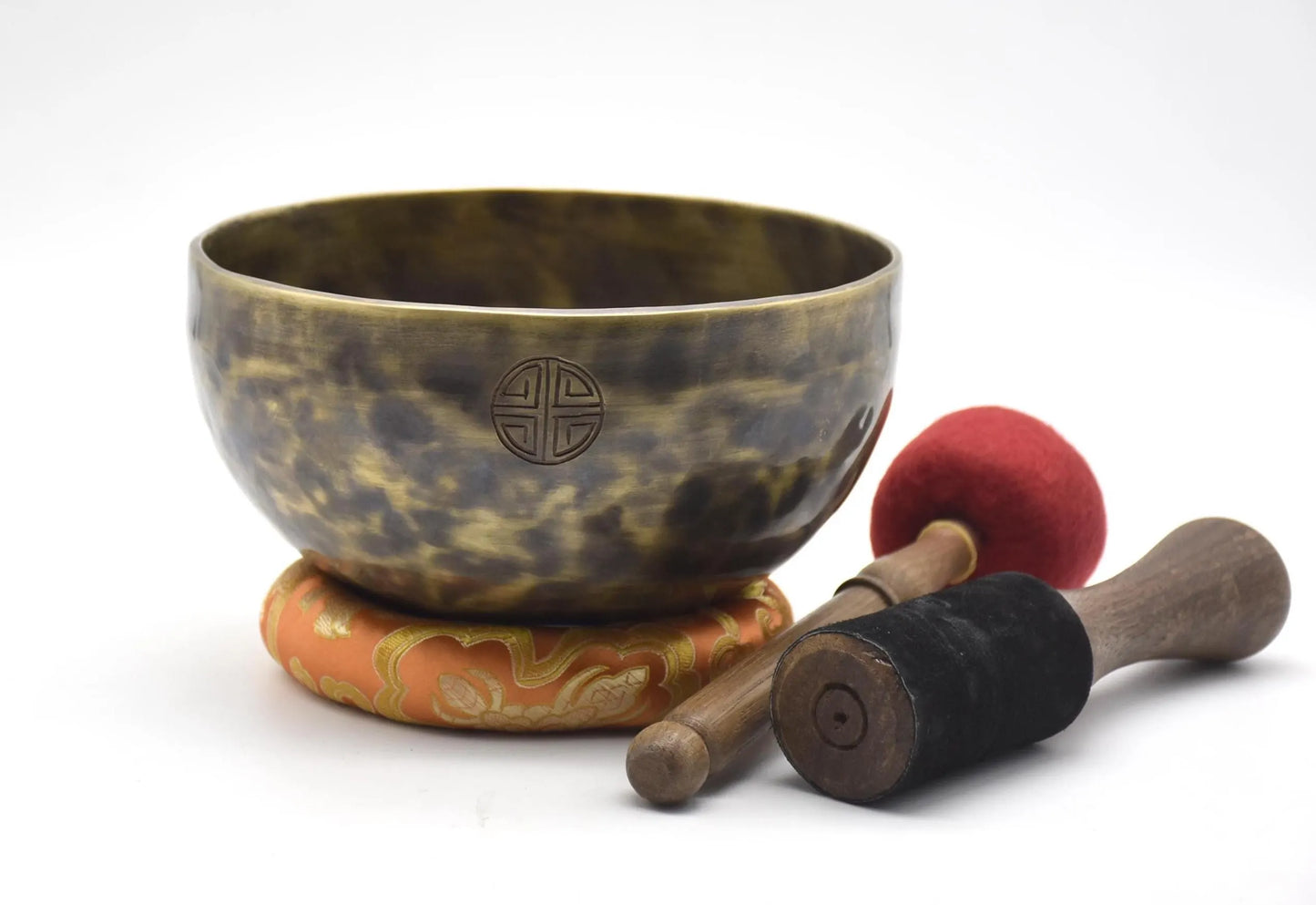 8 Inches G Throat Chakra - Energy Healing Tibetan singing bowls mallet cushion