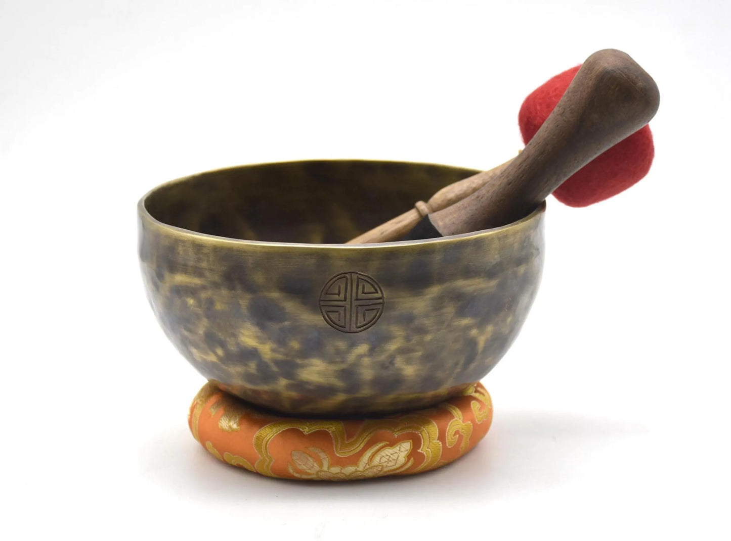 8 Inches G Throat Chakra - Energy Healing Tibetan singing bowls mallet cushion
