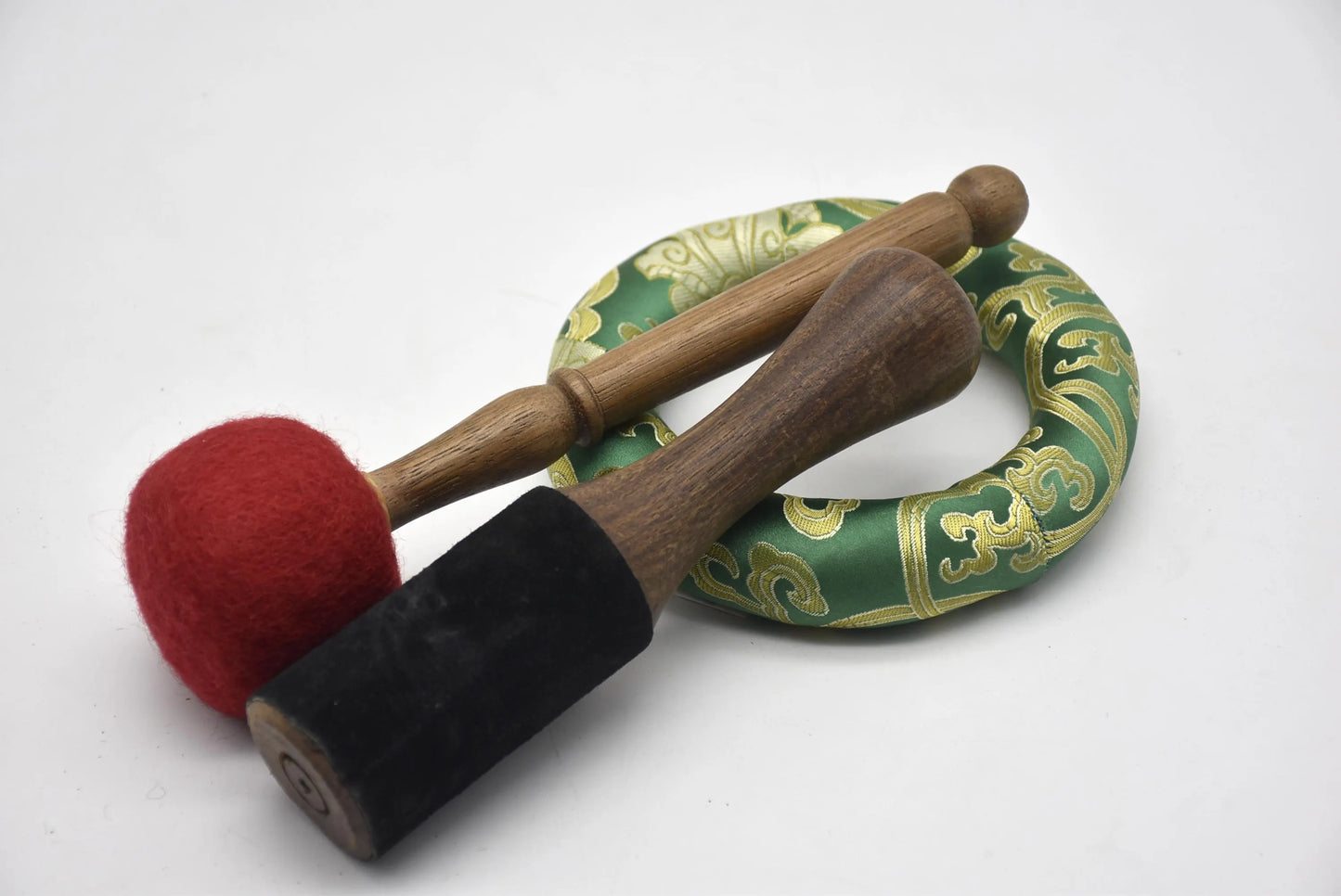 Tree of Life Tibetan Singing Bowl Set - Mandala Carved